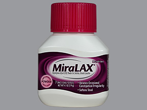 Laxative Dependency on Miralax